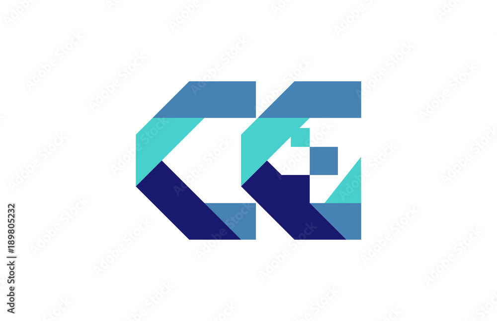 CG Digital Ribbon Letter Logo CG Digital Ribbon Letter Logo
