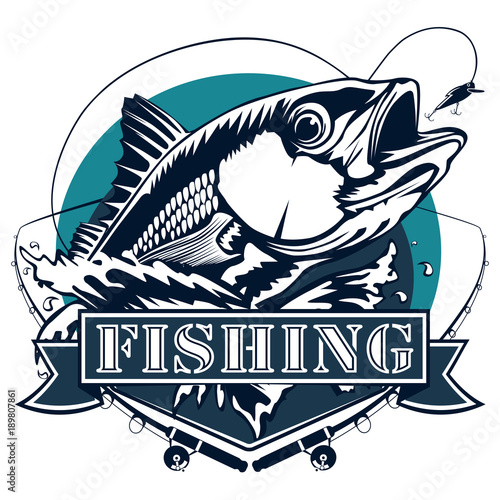 Red snapper isolated logo