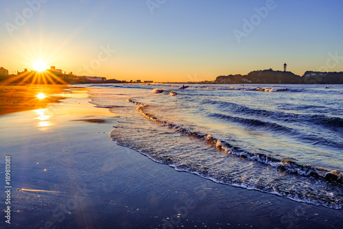 湘南の海で2つの太陽 photo