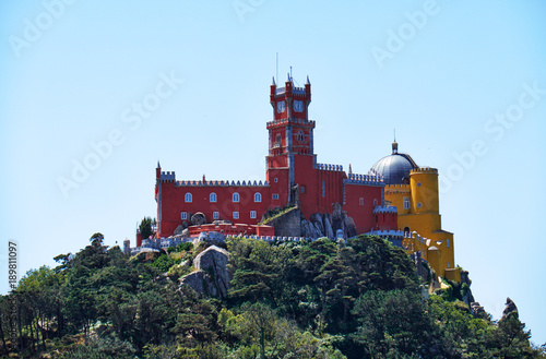 The Pena Palace. Sintra. Portugal photo