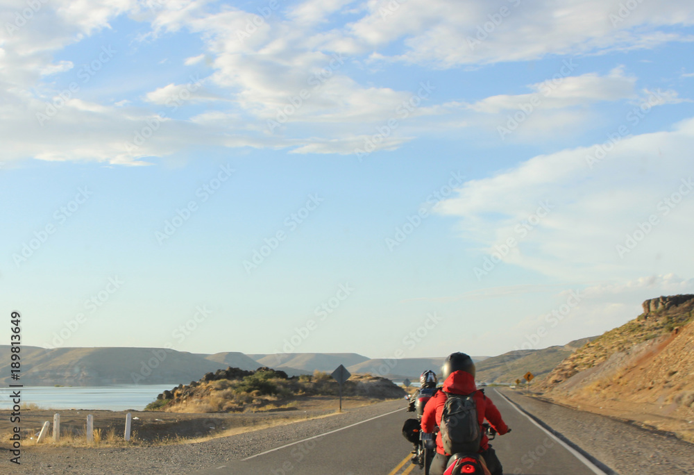 travel by motorbike adventure road