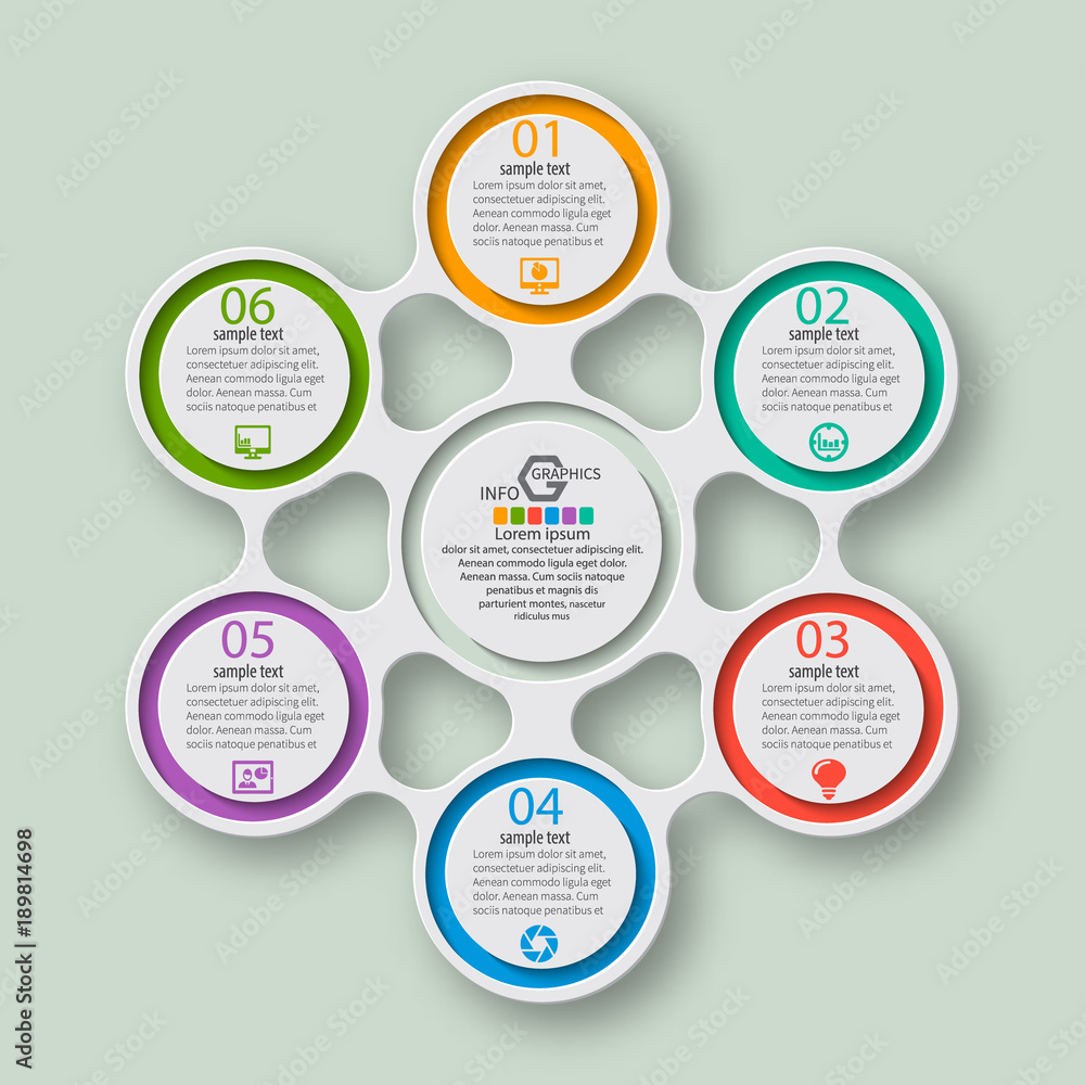 Abstract 3D Paper Infographics Abstract 3D Paper Infographics