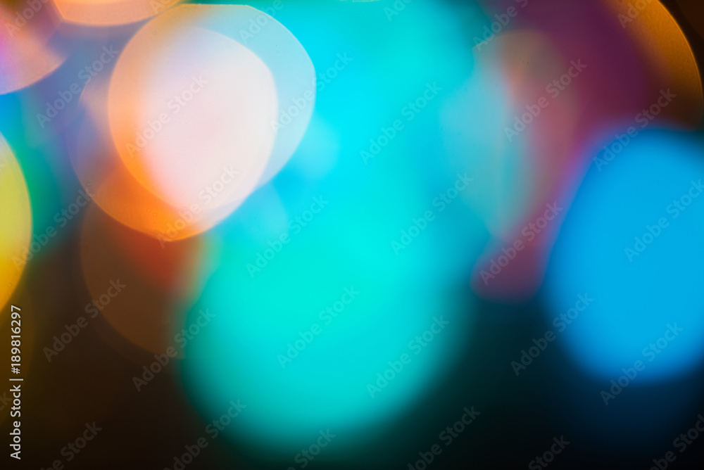 Bokeh - Abstract blurred background - Colorful
