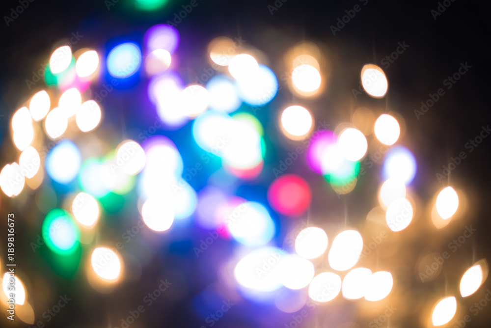 Obraz premium Bokeh - Abstract blurred background - Colorful