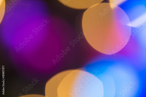 Bokeh - Abstract blurred background - Colorful