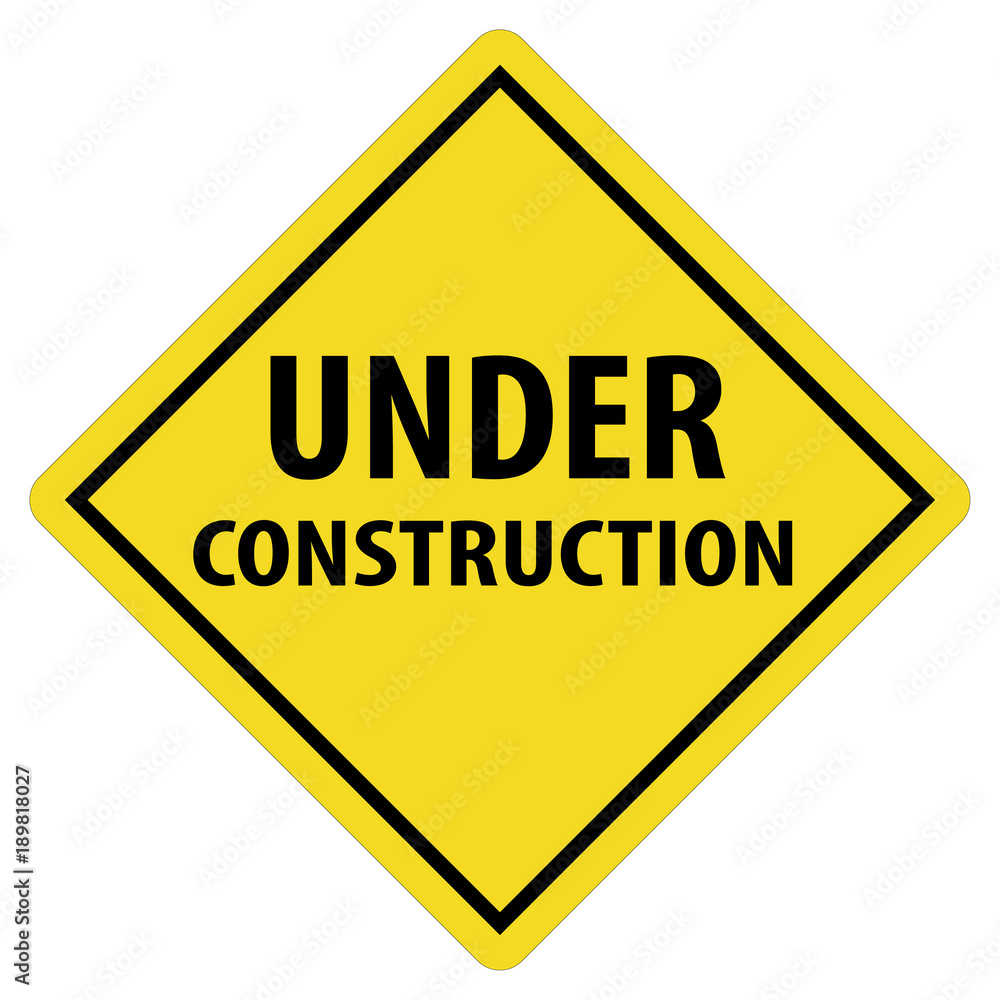 under construction icon on white background. under construction logo. vecter sign under construction. flat style. under construction icon on white background. under construction logo. vecter sign under construction. flat style.