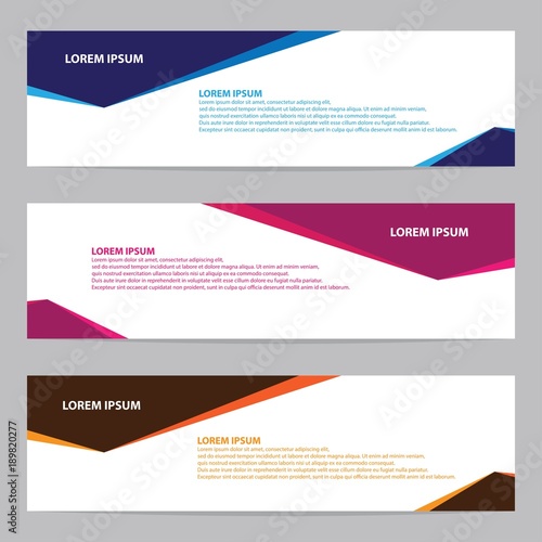 Modern banner