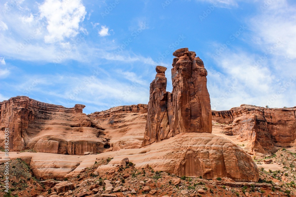 Desert Red Rock Utah Landscape