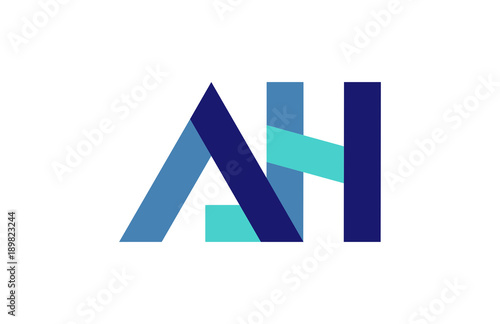 AH Ribbon Letter Logo 