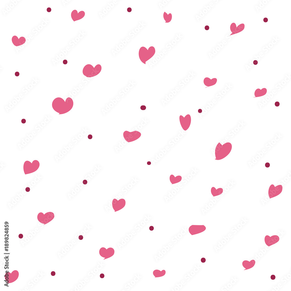 Valentines Day with Heart Shape Typography Greeting Cards, Posters and Flyers, Vector illustrator