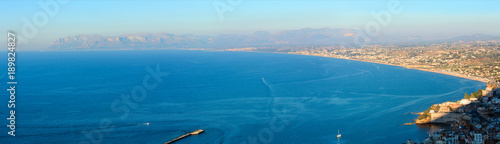 Castellammare del Golfo sea bay, Sicily, Italy