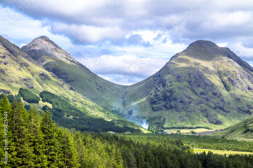 Wallpaper Mural Highland hills in Glen Etive Torontodigital.ca