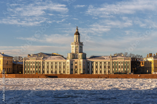Nevsky landscape with the Kunstkamera