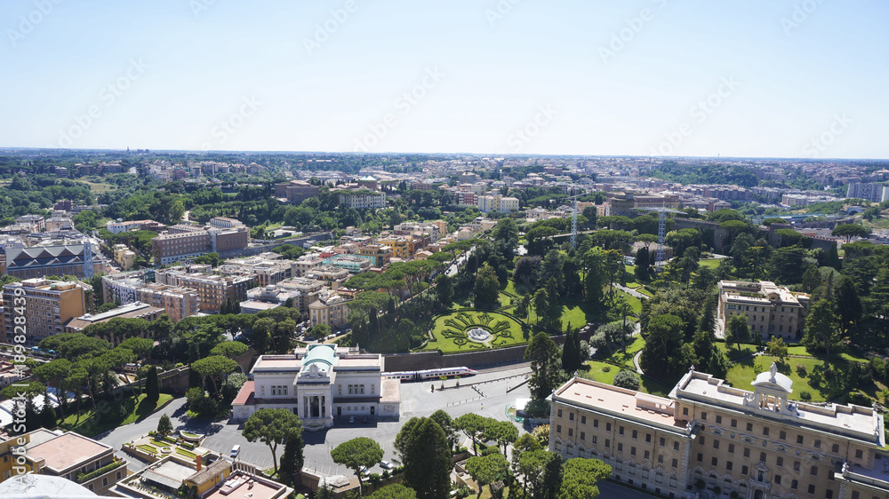 Panorama view of Vatican city, Vatican
