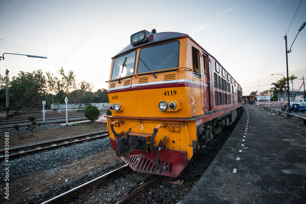 Fototapeta premium old Thai train