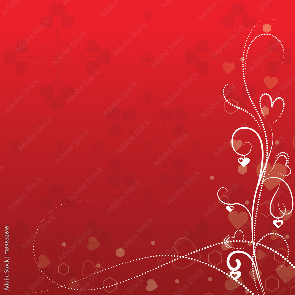 Valentine's day background with hearts - Vector illustration Valentine's day background with hearts - Vector illustration