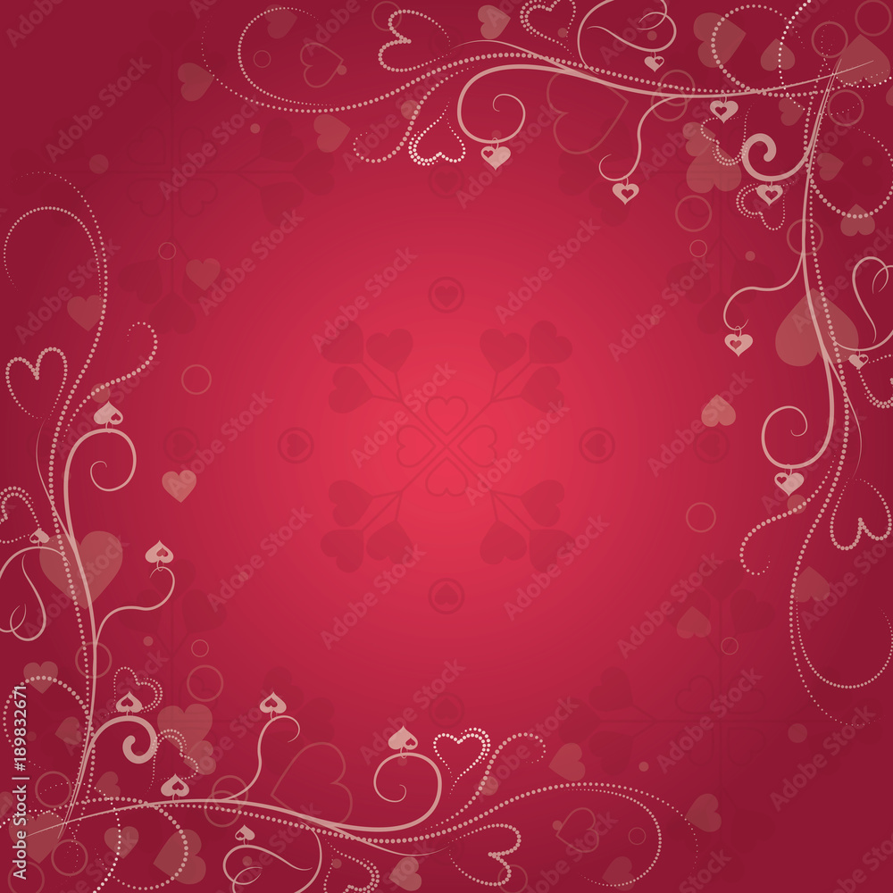 Valentine's day background - Vector illustration Valentine's day background - Vector illustration