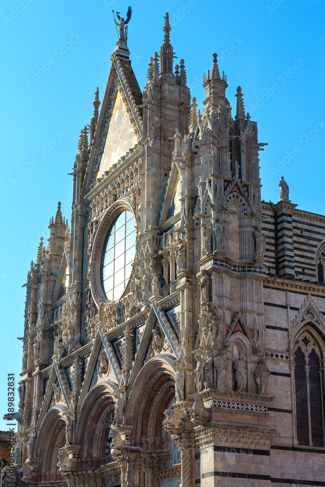 Obraz premium Siena Cathedral facade, Tuscany, Italy