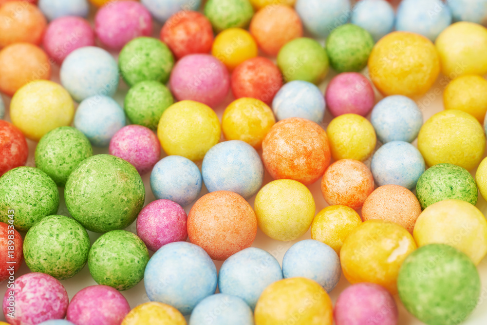 Surface coated with colorful balls Surface coated with colorful balls