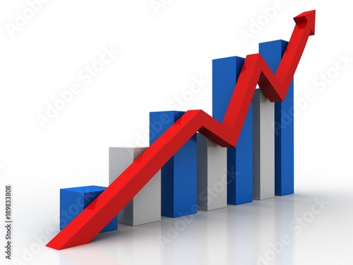 3d rendering Stock market online business concept. business Graph Free Download 3d rendering Stock market online business concept. business Graph - GFXLoad