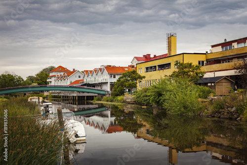Kungsbacka riverfront scene