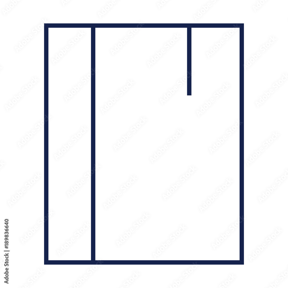 Book Flat minimal icon vector Book Flat minimal icon vector