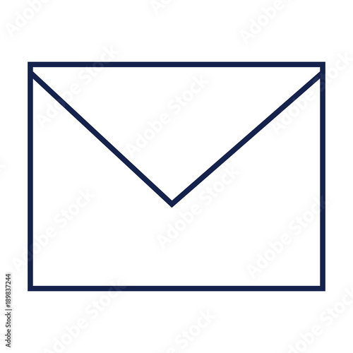 Email Flat minimal Icon vector
