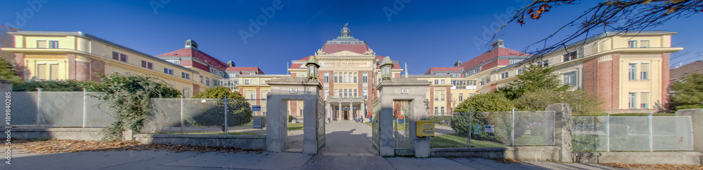 Fototapeta premium Wilhelm-Exner-Haus in Wien, Österreich