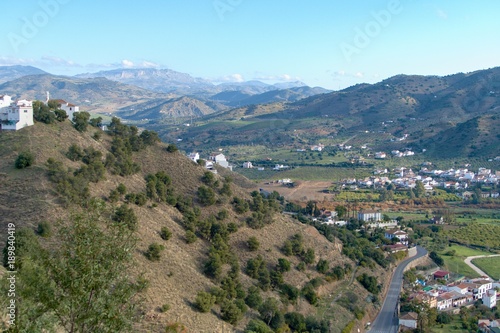 beautiful rocky region around el Chorro in Andalusia