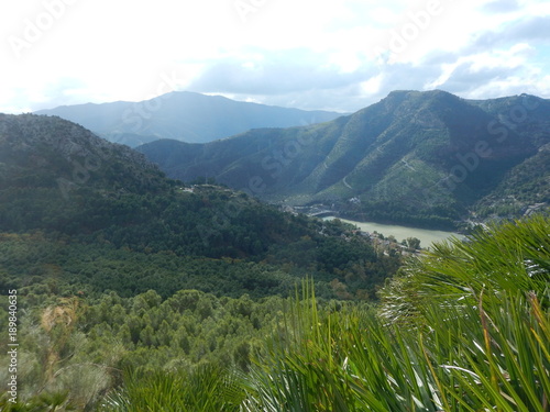 beautiful rocky region around el Chorro in Andalusia