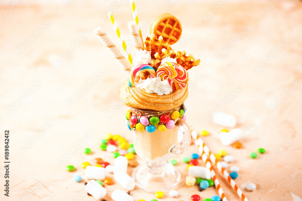 Extreme milkshake. Extreme milkshake.