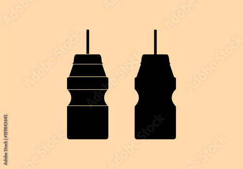 Yakult bottle sign