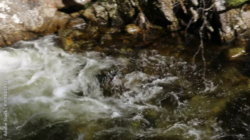 Waterfall on the river Zhigalan. The Kvarkush Range in the North of the Ural Mountains Waterfall on the river Zhigalan. The Kvarkush Range in the North of the Ural Mountains