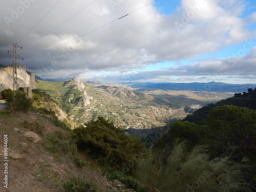 beautiful rocky region around el Chorro in Andalusia
