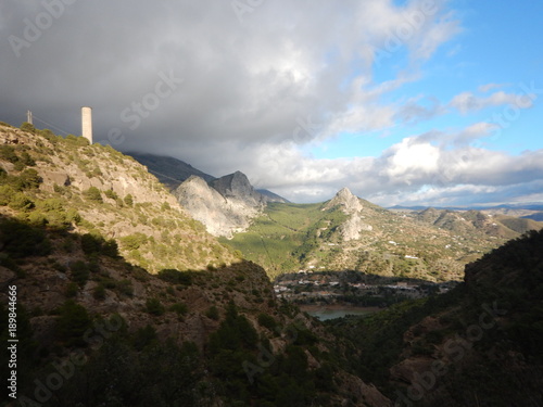 beautiful rocky region around el Chorro in Andalusia