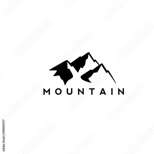 mountain abstract vector illustration photo