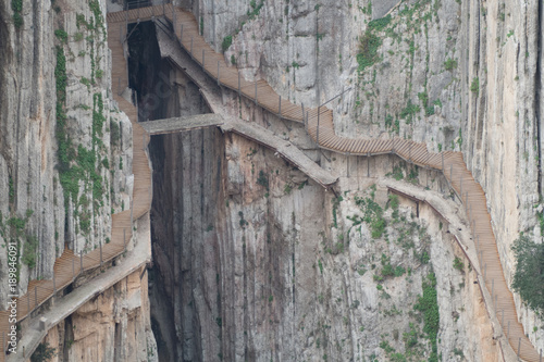 former scary route caminito del rey in el chorro
