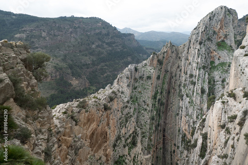 beautiful rocky region around el Chorro in Andalusia
