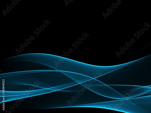  Abstract blue waves modern background 