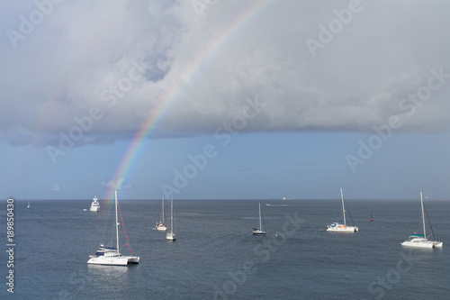 Rainbow on Anse Mitan Bay - Les Trois Ilets - Martinique - FWI
