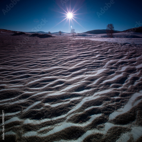 The landscape of Bashang in Hebei, China