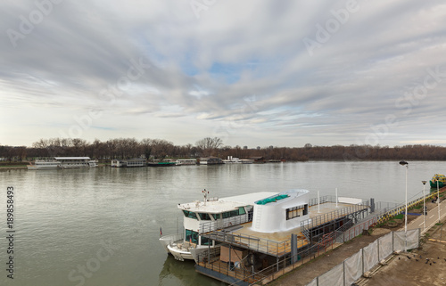 landscape on river Sava and Danube