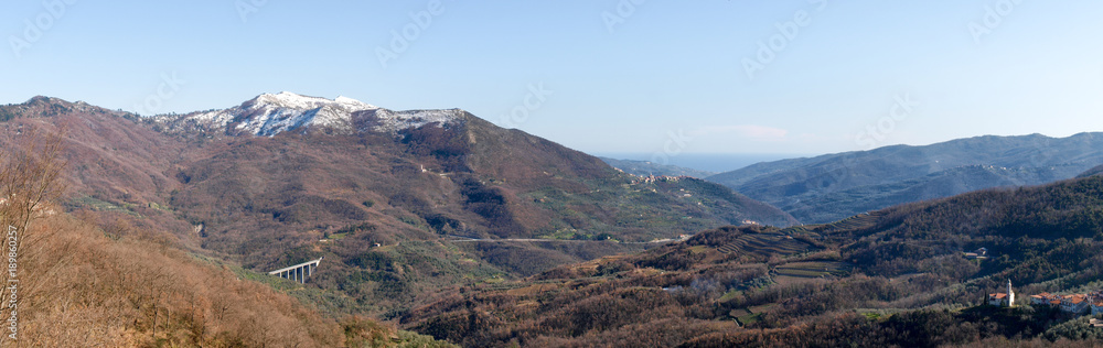 hinterland of the province of Imperia