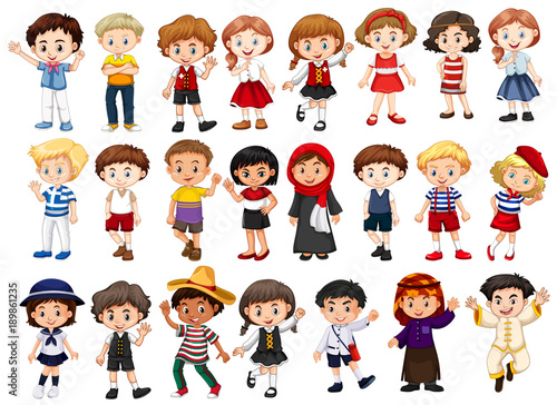 Different characters of boys and girls