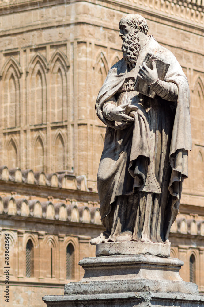 Obraz premium Detail of Cathedral of Palermo, Sicily