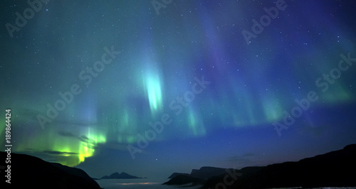 The polar lights in Norway. Tromso © belov3097