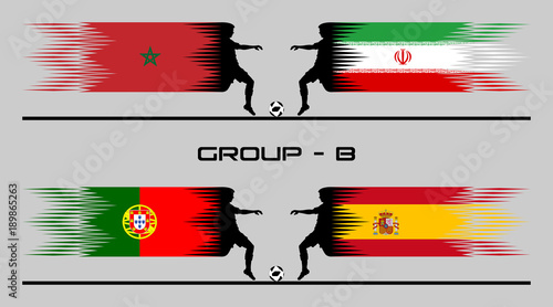 Soccer Matches of Group Stage – B