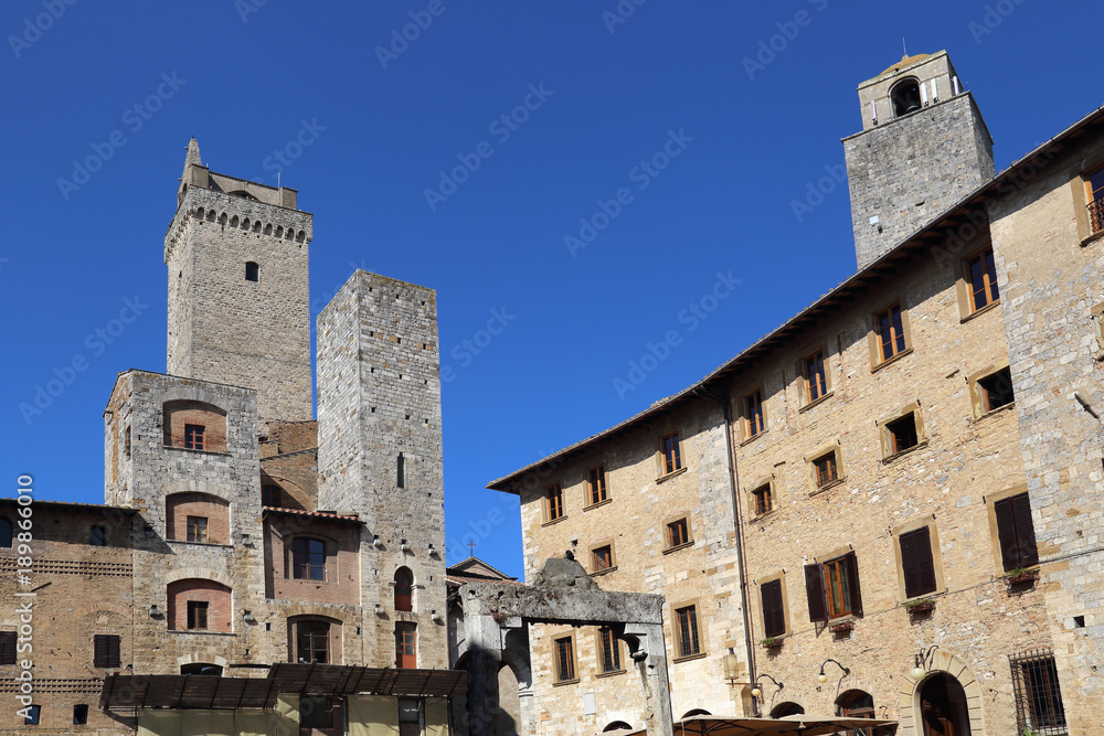 Towers of San Gimignano in Italy