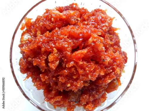 Carrot Sweet Dish an Indian Traditional Food Item photo