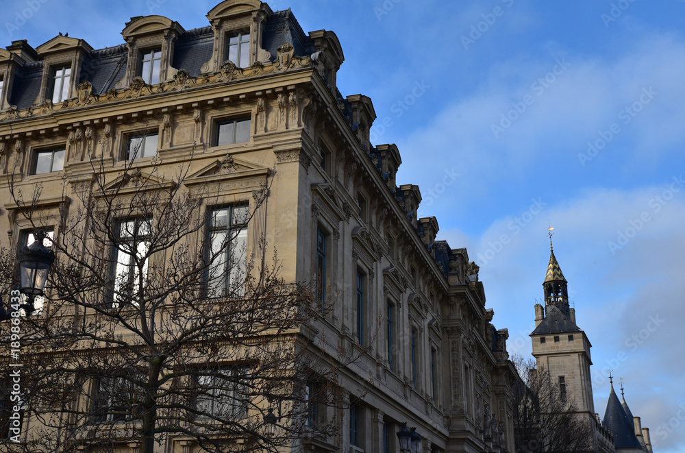 Palais de l'île de la Cité à Paris, France